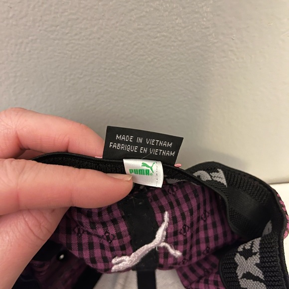 Puma hat purple checkered - Picture 7 of 7
